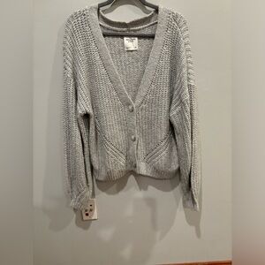 Gray Abercrombie Sweater